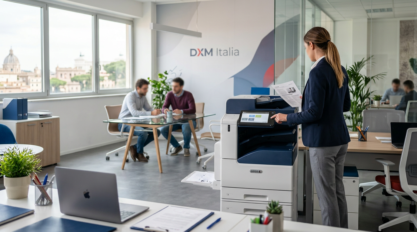Noleggio stampanti Lazio: soluzioni Xerox con DXM Italia